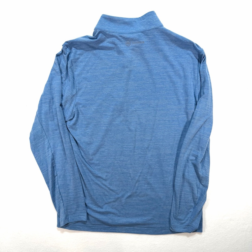 Travis Mathew Men’s 1/4 Zip Quarter Shirt Top Pullover Size Large L Blue Soft - Picture 2 of 5